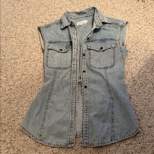 Frame Denim Light Blue Vest